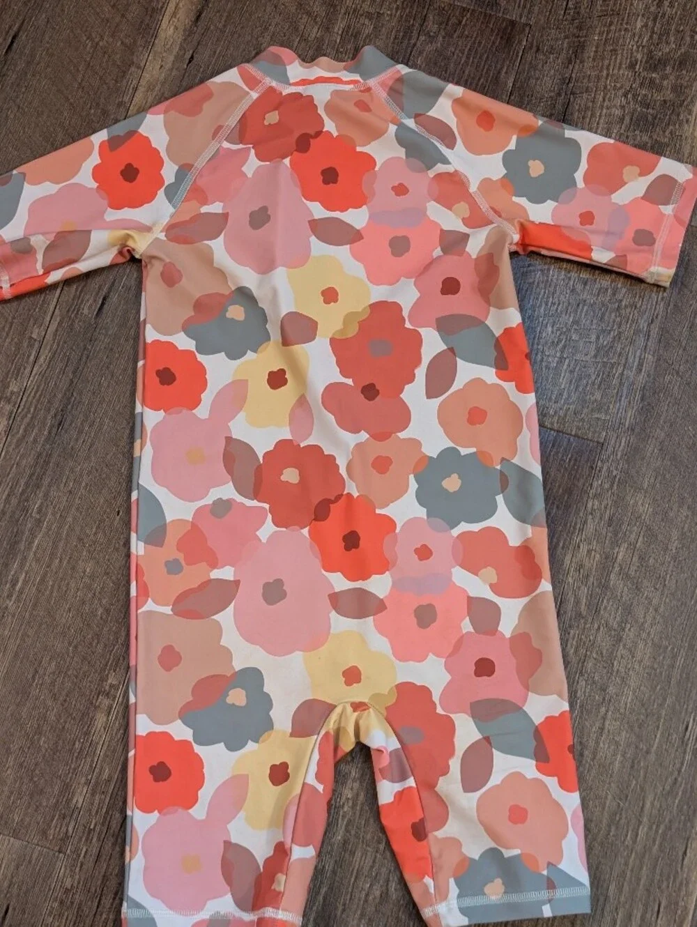 next Pink Multi Floral Zip-Front One-Piece Swimsuit 8